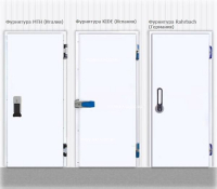 Дверной блок для холодильной камеры Профхолод распашная одностворчатая дверь 1200x2200 (80мм) 