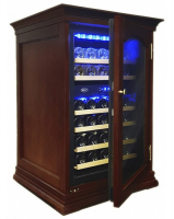 Отдельностоящий винный шкаф 22-50 бутылок Cold Vine C34-KBF2 (W-wenge) 