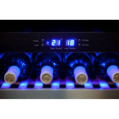 Встраиваемый винный шкаф 101-200 бутылок Cold Vine C110-KBT2