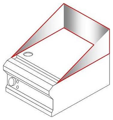 Поверхность от брызг для гриля Lincat SB3